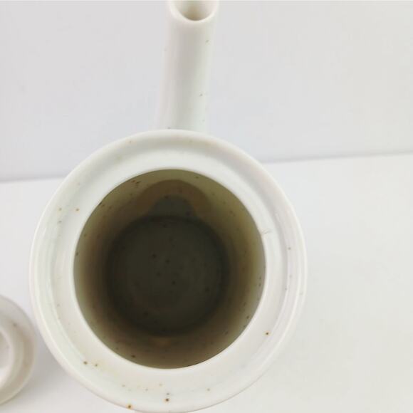 Wild Game Porcelain by Shafford Tall Speckled White & Brown Tea Pot With Geese - Picture 7 of 8